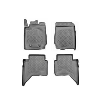 Alfombrillas de goma compatibles con Ford Ranger Pick-up Doble Cabina 2012+ (incl. Facelift)
