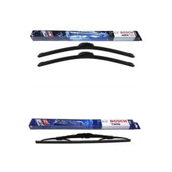 Paquete económico de escobillas limpiaparabrisas Bosch AR801S + 400U