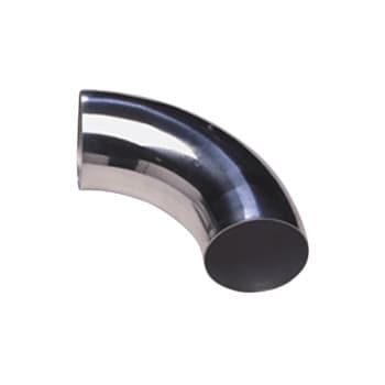 Tube de filtre à air en aluminium universel - 90 degrés - Diamètre 76 mm