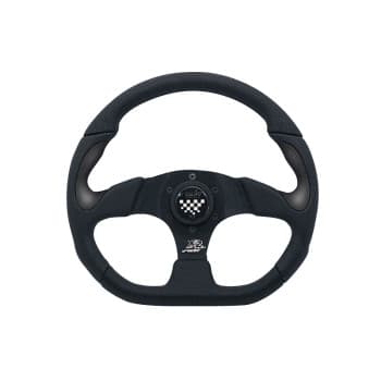 Volante deportivo Simoni Racing X2 Poly/Pelle 'Formula' 330 mm - Negro
