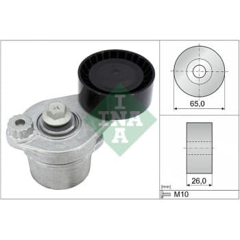 Tensor de correa, correa Poly V 534 0714 10 Ina