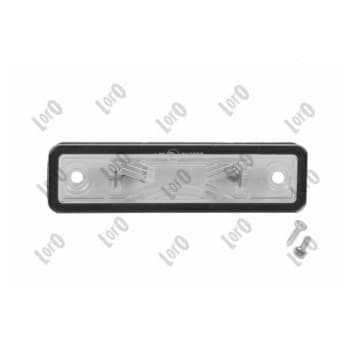 Lámpara de matrícula