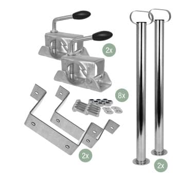 Juego de patas de soporte para remolque Carpoint