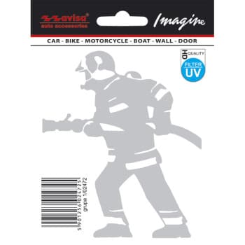 Pegatina de tatuaje para coche de bombero (9,5 x 11 cm)