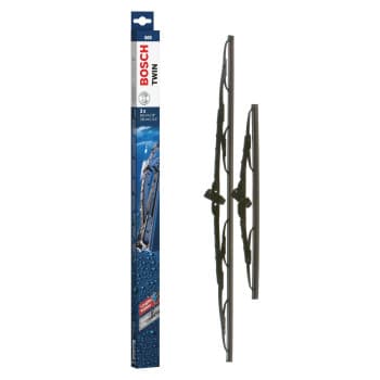 Essuie-glaces Bosch Twin 605 - Longueur : 600/340 mm - Jeu d'essuie-glaces avant