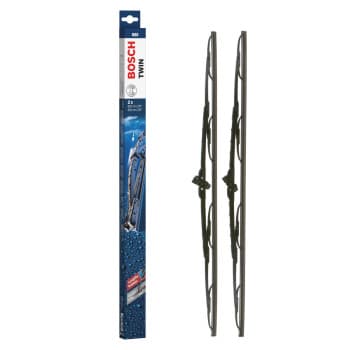 Escobillas limpiaparabrisas Bosch Twin 650 - Longitud: 650/650 mm - juego de escobillas limpiaparabrisas delanteras