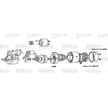 Arranque Land Rover 2,2 kw D9R91 Valeo
