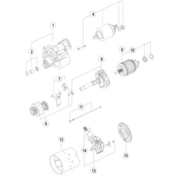 Arranque Lombardini 1,1 kw