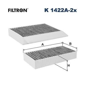 Filtro interior K 1422A-2x Filtron