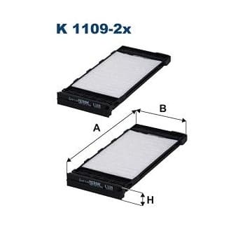 Filtre intérieur K 1109-2x Filtron