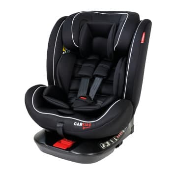 Silla de coche Carkids I-Size Darcy giratoria 360° 40-150 cm Isofix negro/blanco