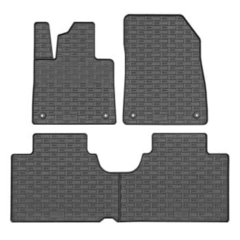 Alfombrillas de goma compatibles con Smart #1 EV 2022- (4 piezas con puntos de montaje)