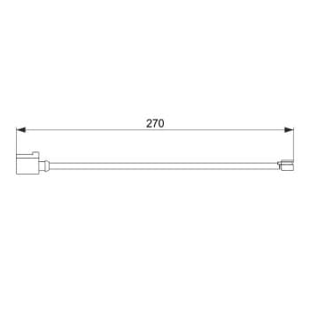 Contacto de advertencia, desgaste de pastillas/forros de freno 1 987 474 564 Bosch