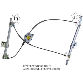 Mecanismo de control de ventana 852553 Valeo