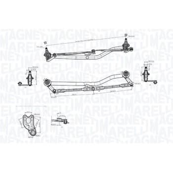 Varillaje del limpiaparabrisas