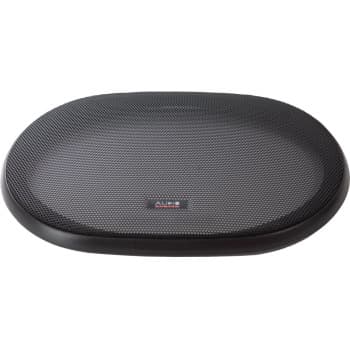 SISTEMA DE AUDIO Rejilla de altavoz ovalada negra de 2 piezas para altavoces 6x9 (par)