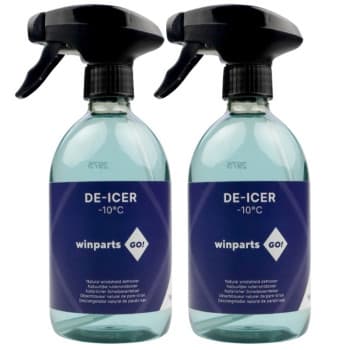 Paquete económico de descongelante Winparts GO! (2 x 500 ml)