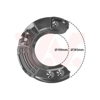 Placa de cubierta, disco de freno