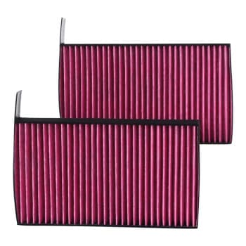 Filtro de aire de cabina desechable K&N Premium (2 piezas) para varios modelos de Tesla (DVF5079)