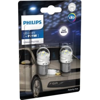 Philips LED P21W 12V 2.2W BA15S Ultinon Pro 3100 6000K