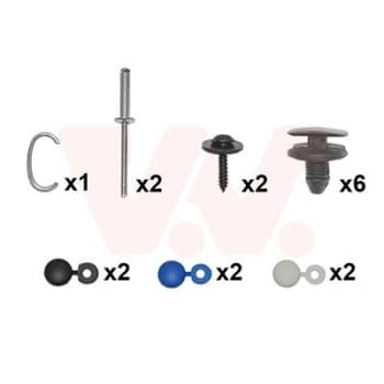 soportes del parachoques trasero