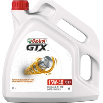 Aceite de motor Castrol GTX 15W40 A3/B3 4L