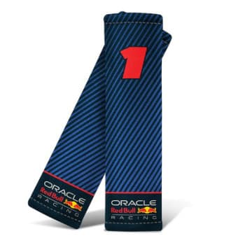 Funda para volante Red Bull Oracle tipo 1 + fundas para cinturón de seguridad en negro/rojo