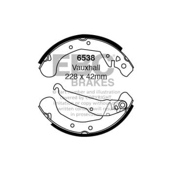 Juego de zapatas de freno