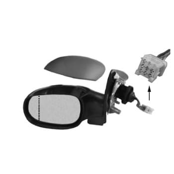 Retrovisor exterior eléctrico izquierdo 4028807 Hagus