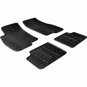 Alfombrillas de goma compatibles con Citroën C4 Picasso 2013- (T-Design 3 piezas)