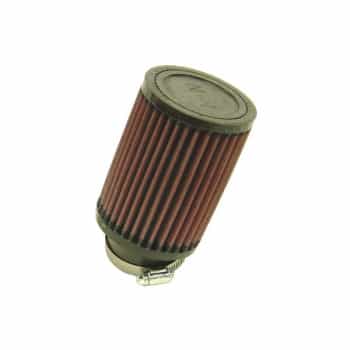 Filtre cylindrique universel K & N, 57 mm, raccordement 20 degrés, 89 mm extérieur, hauteur 127 mm (RU-1710)