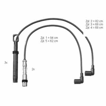 Juego de cables de bujía ZEF1230 Beru