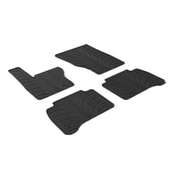 Alfombrillas de goma compatibles con Range Rover Sport 7/2013 (diseño T, 4 piezas)