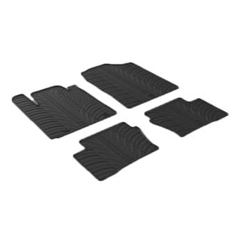 Alfombrillas de goma aptas para Kia Picanto 2017- (T-Design 4 piezas)