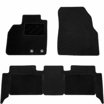 Alfombrillas de coche compatibles con Renault Scenic II 2003-2009 swb 5 piezas