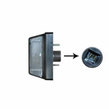 Feu éclaireur de plaque 1650939 Van Wezel