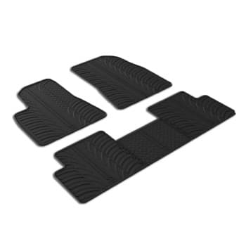 Alfombrillas de goma compatibles con Tesla Model 3 2017 (5 piezas)