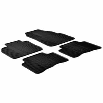 Alfombrillas de goma aptas para Renault Clio IV 5 puertas 2012-