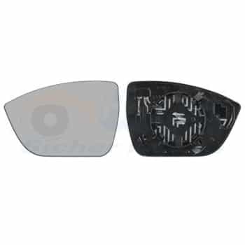 Cristal de espejo, retrovisor exterior *HAGUS* 4907837 Van Wezel