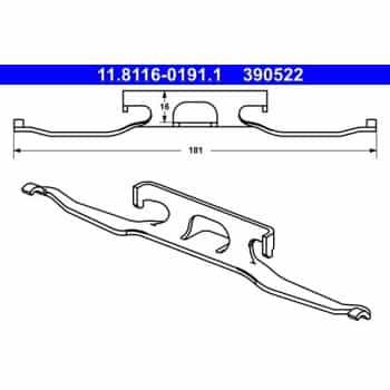Resorte, pinza de freno