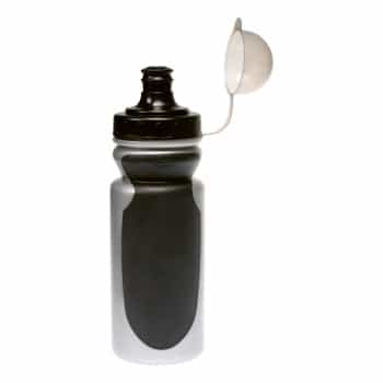 Bidón Simson 'Grip', 550 ml, negro/gris, incluye tapa antipolvo extraíble