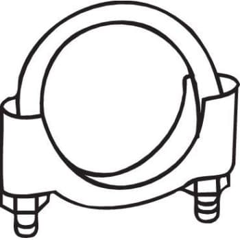 Abrazadera de escape de 60 mm