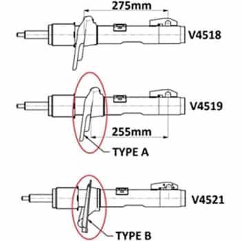 Amortiguador V4519 Monroe