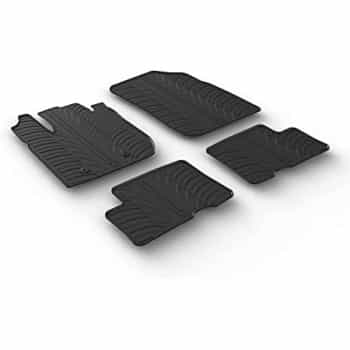 Alfombrillas de goma compatibles con Dacia Duster 2018- (4 piezas)