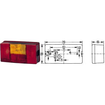 Juego de luces traseras SET_2VB 006 040-051 Hella