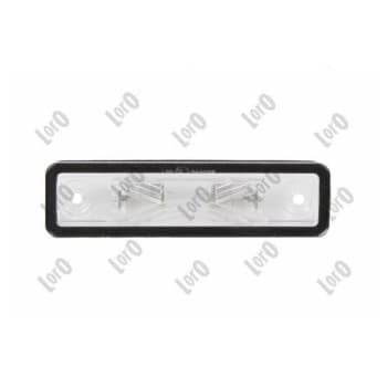 Lámpara de matrícula