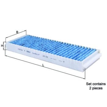 Filtro interior LAO 239/S Mahle