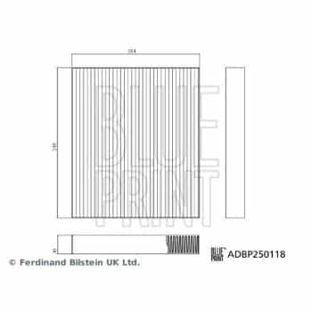 Filtro interior ADBP250118 Blue Print