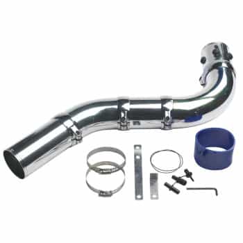 Jeu de tubes de filtre à air universel, 'Type 2', chrome 76mm